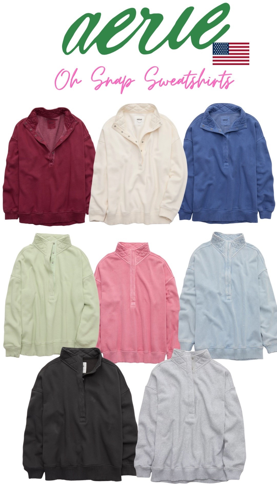 The ‘Oh Snap’ sweatshirts from Aerie are currently on sale for $26 USD. These are my favourite sweatshirts. I wear a size XXL

#LTKplussize #LTKwinter #LTKsale