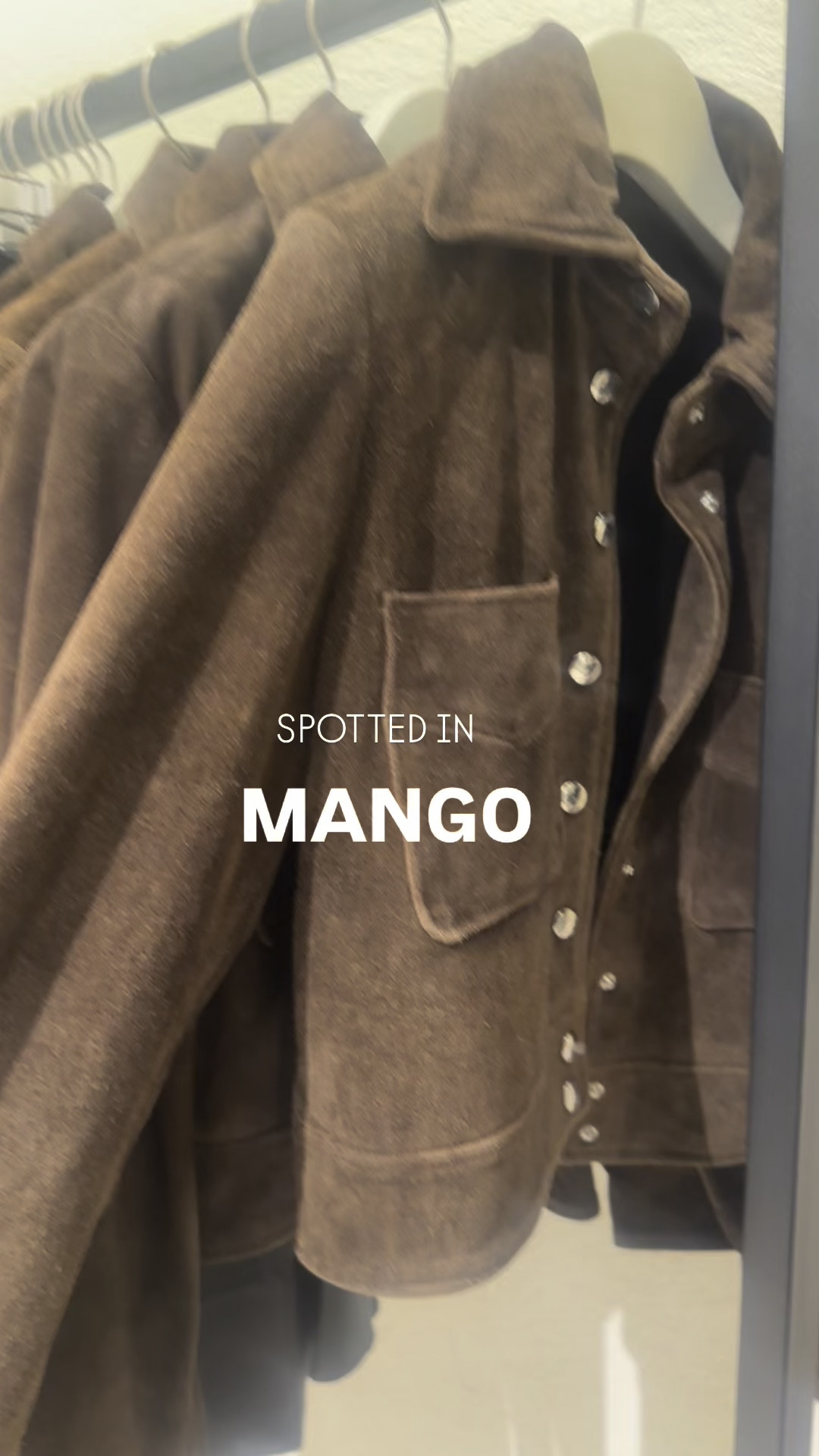 Short Brown Wool and Suede Jackets ! Mango 🐻