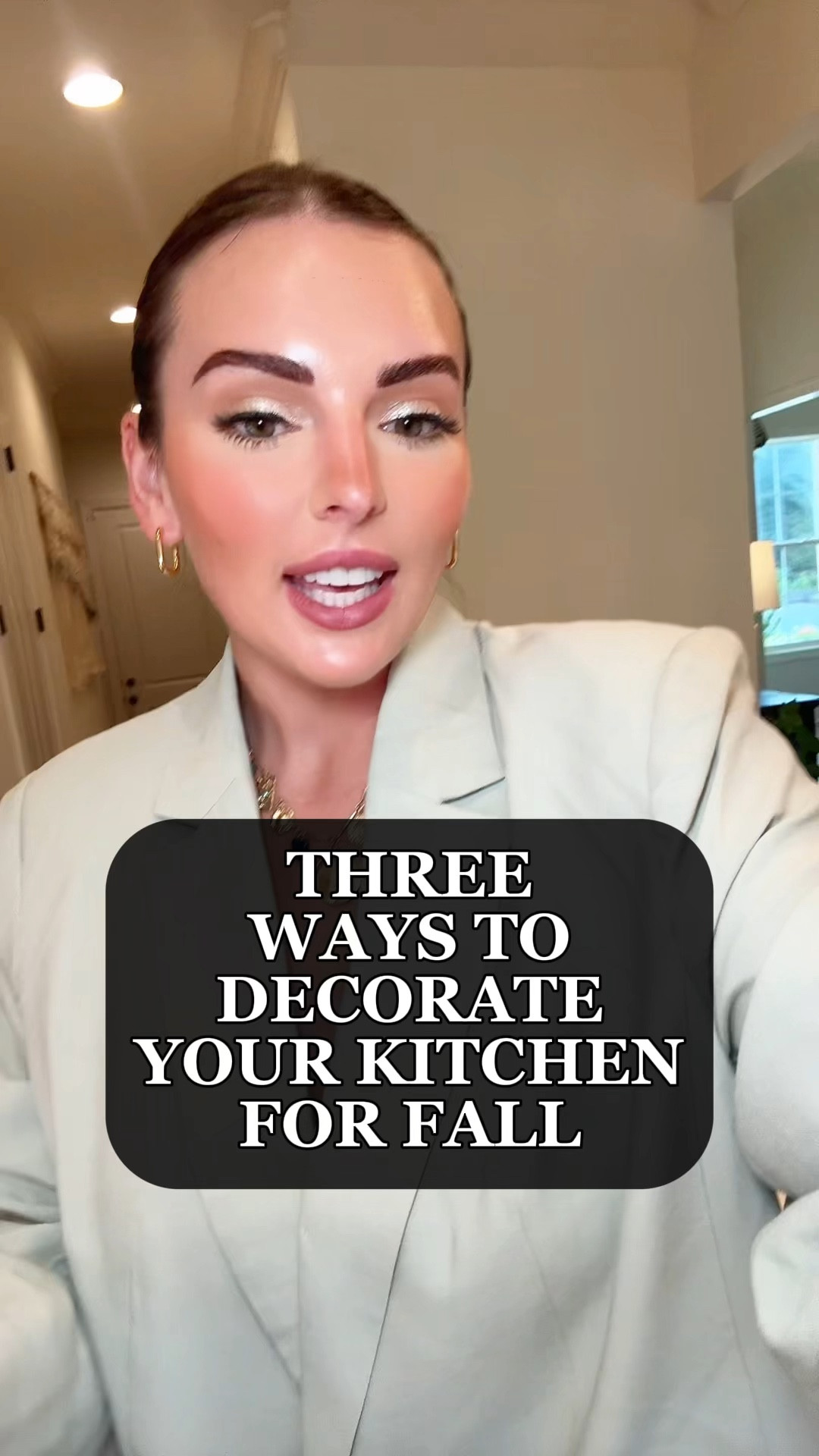 🍁 Transform your kitchen into a fall oasis with these 3 simple tips!

1️⃣ Add a wreath to your oven hood for a touch of autumn charm. 2️⃣ Design a cozy fall corner with seasonal decor—think pumpkins, candles, and a warm color palette. 3️⃣ Create a stunning fall centerpiece for your island with a mix of gourds, leaves, and a statement vase.

These easy updates will bring all the cozy fall vibes into your kitchen! What’s your favorite way to decorate for the season? 🍂✨ #FallKitchenDecor #AutumnInspo #CozyHome #SeasonalDecor #InteriorDesign 

#LTKFallSale #LTKSeasonal