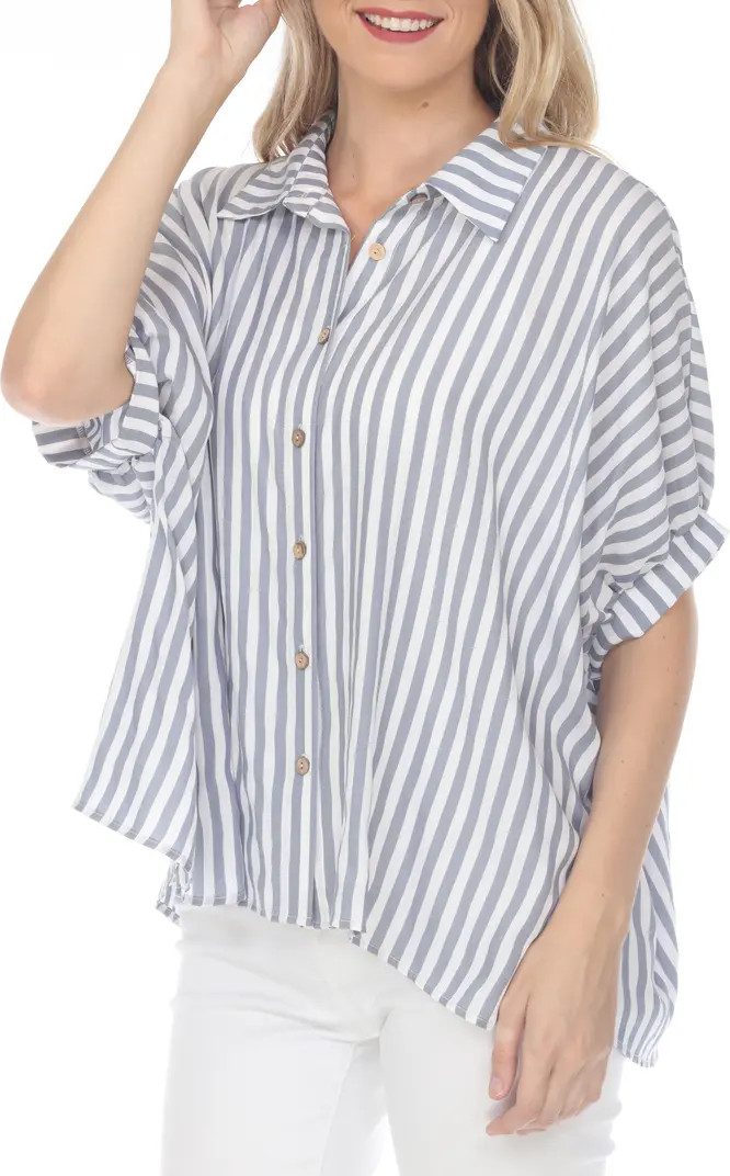 Stripe Button-Up Blouse | Nordstrom Rack