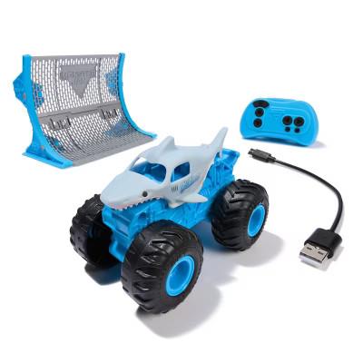 Monster Jam Megalodon Remote Control Monster Truck with Ramp 1:64 Scale | Target