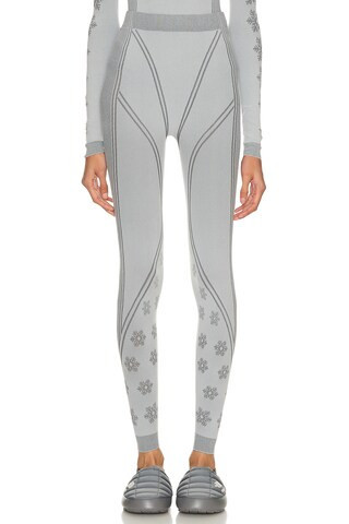 SKIMS Ski First Layers Legging in Light Grey | FWRD 