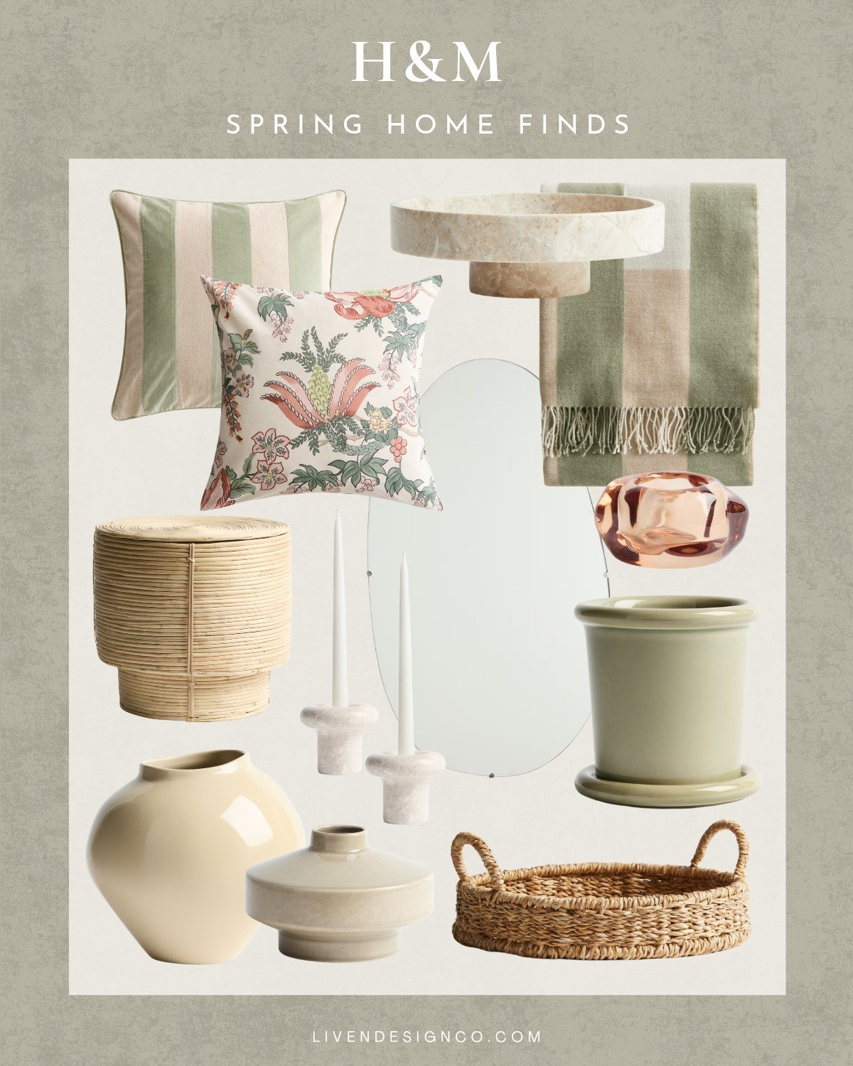 H&M spring home decor. Throw pillow covers. Ceramic vase. Planter. Throw 

#LTKSeasonal #LTKHome #LTKSaleAlert