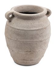 16x14 Decorative Terracotta Jug Vase With Handles | Marshalls