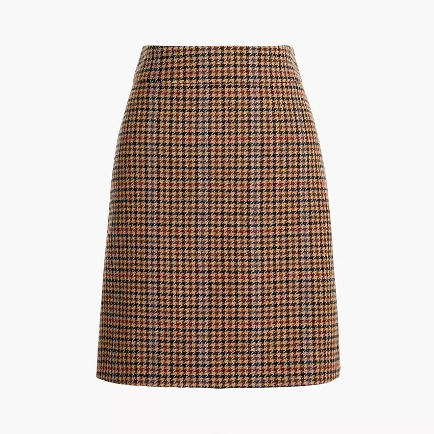 Wool-blend mini skirt in houndstoothItem BA851 
 Reviews
 
 
 
 
 
16 Reviews 
 
 |
 
 
Write a R... | J.Crew Factory