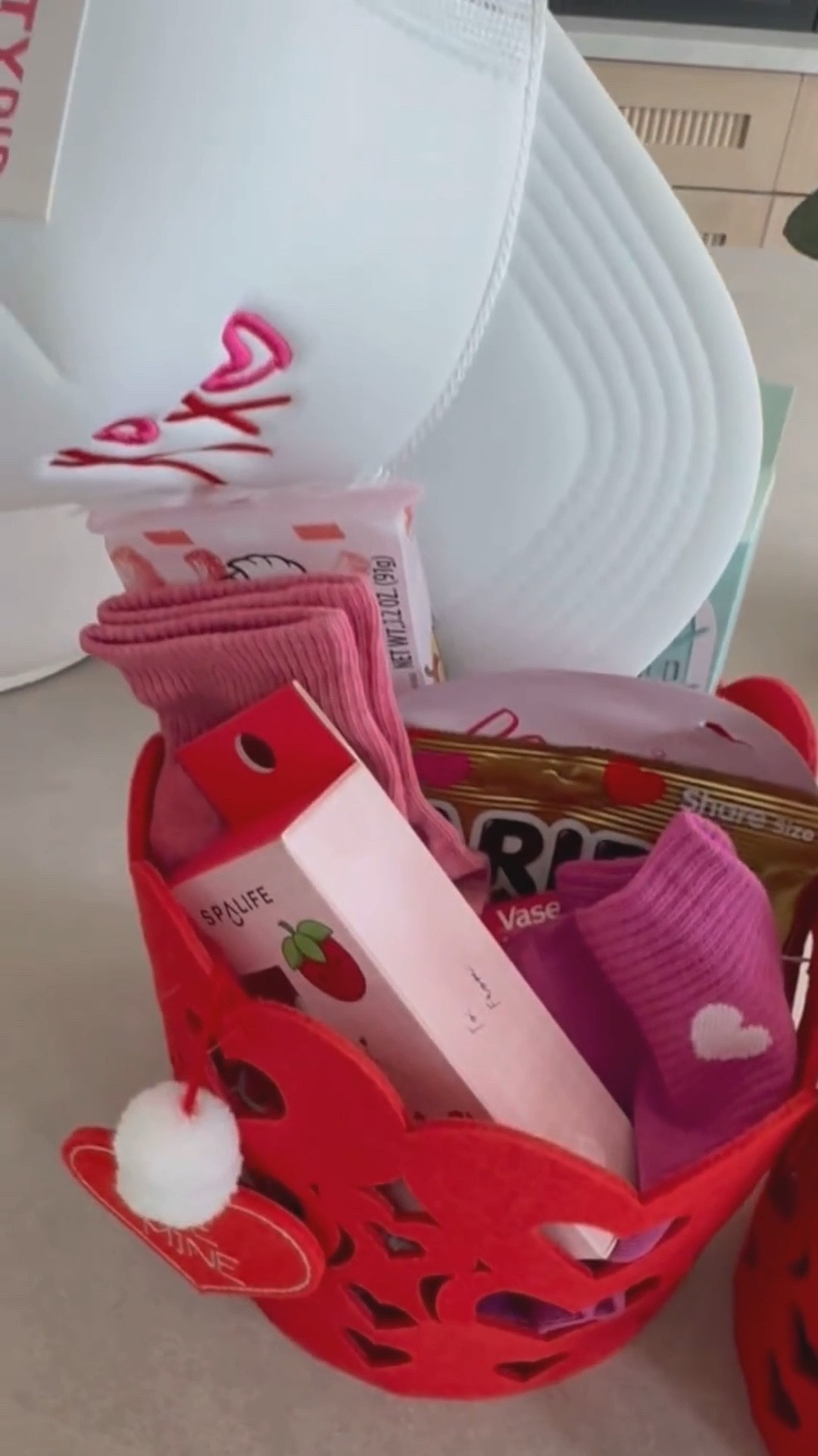 Valentines Day gift baskets for her! From last year linking  what I could! 
• Tarte code: LAURENL15

Target finds. Amazon finds. Valentine’s Day. Hat. 

#LTKBeauty #LTKGiftGuide #LTKFindsUnder50