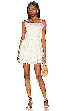 V. Chapman Freesia Mini Dress in White from Revolve.com | Revolve Clothing (Global)