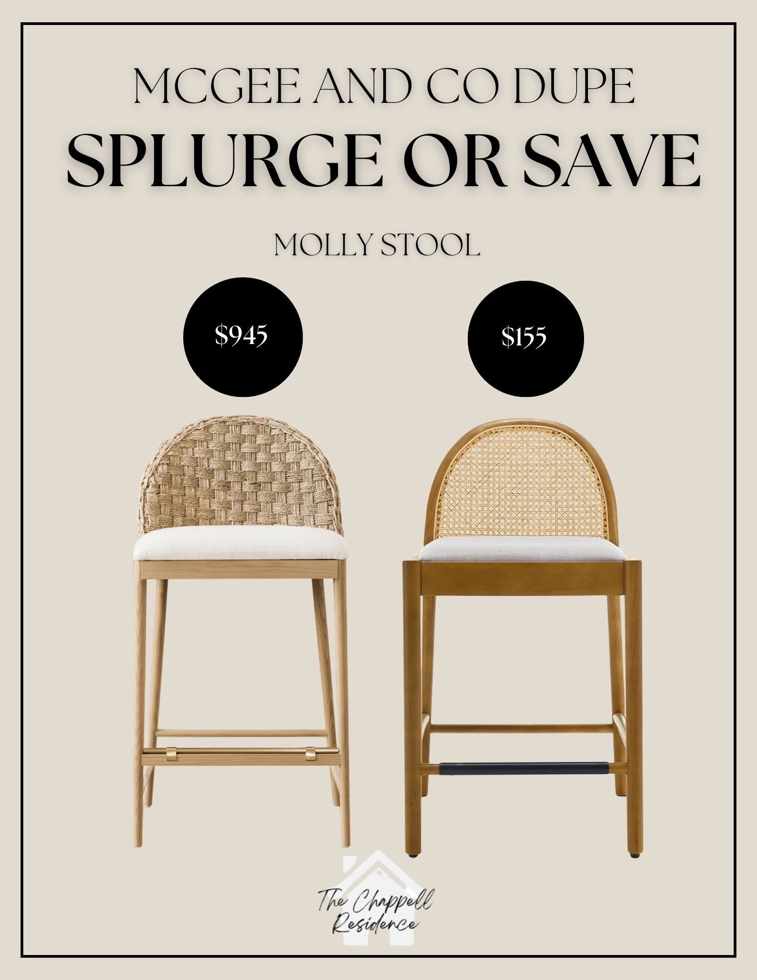 McGee and Co Molly Stool Dupe

#LTKSaleAlert #LTKHome #LTKdayinmylife