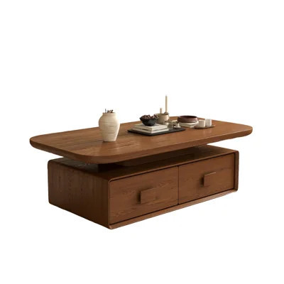Medieval-style rectangular storage coffee table | Wayfair North America