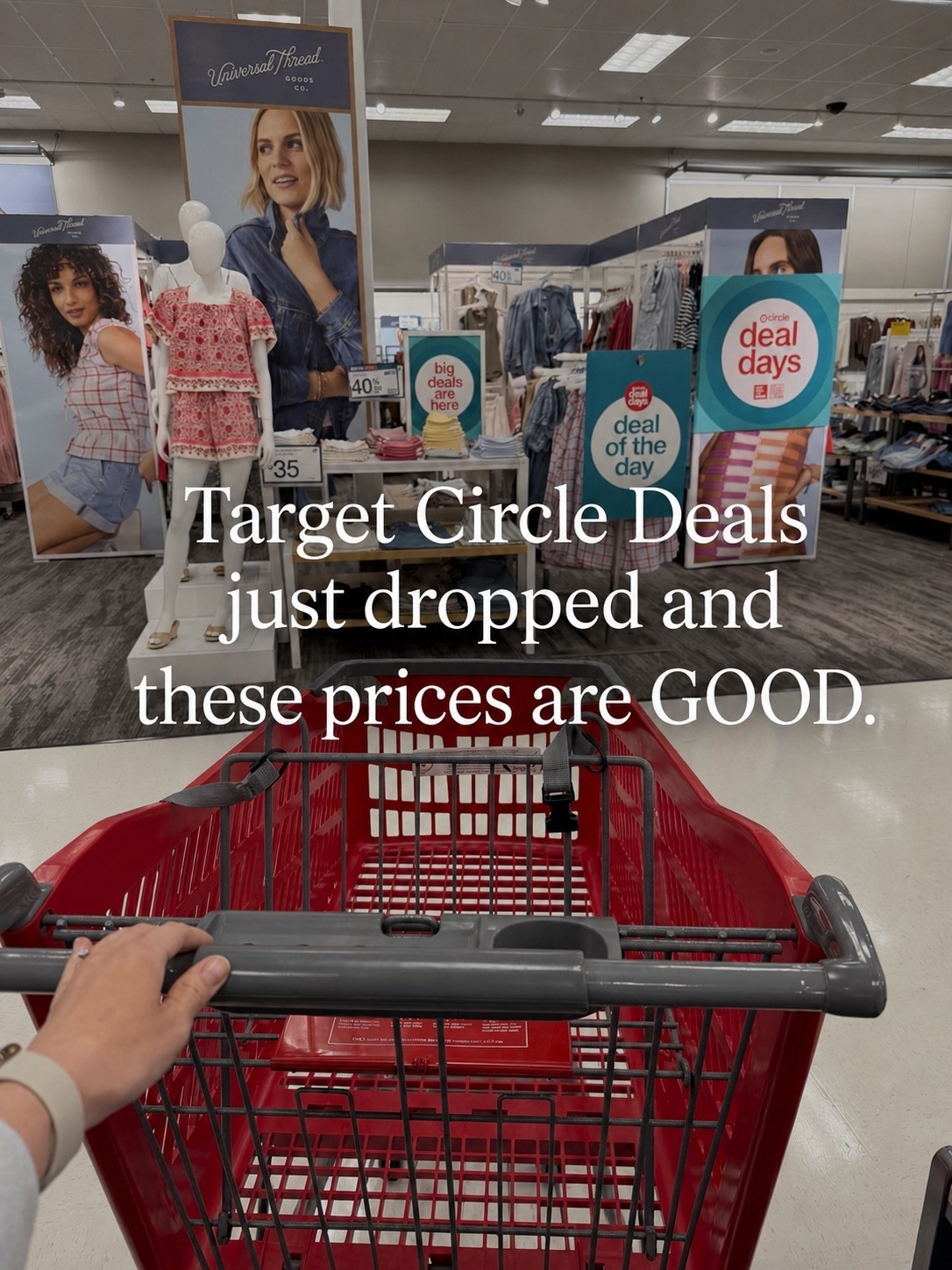 Target Circle Deals are here! 40% off shoes and sandals today only; 40% off universal thread and a new day tops, skirts and dresses. #targetstyle

#LTKSaleAlert
