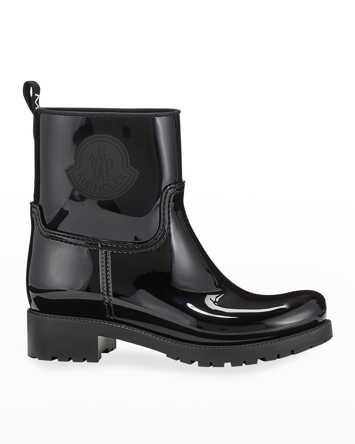 Ginette Stivale Patent Rain Booties | Neiman Marcus