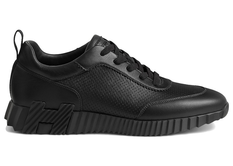 Men's Hermes Bouncing Sneaker Perforated Sneakers in Black | StockX