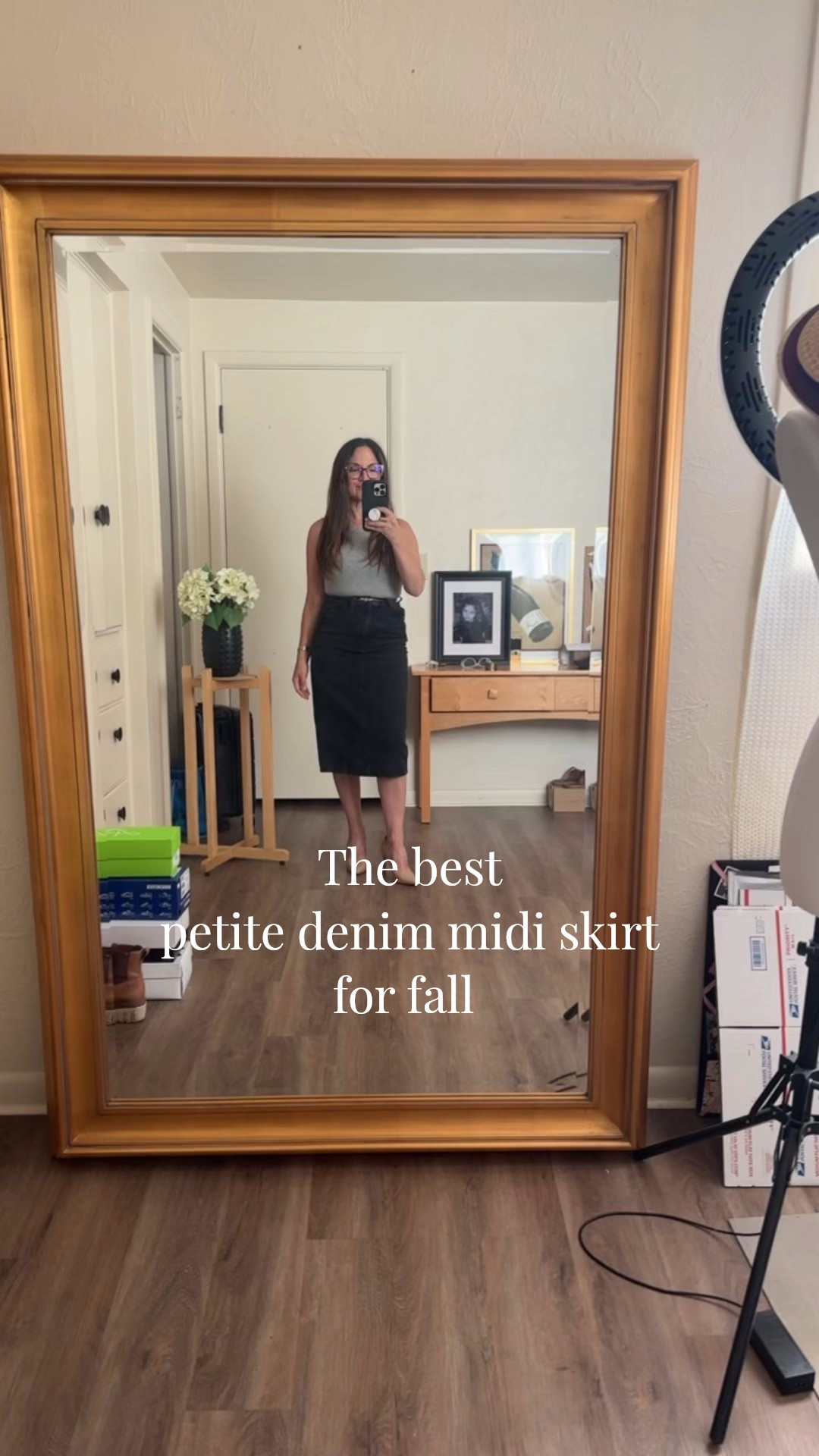 This black denim miniskirt from Levi’s was quite The Find and one of the things I love the most about it is how versatile it is. I paired it with pumps here, but you can pair it with sneakers, Birkenstocks, boots, sling back kitten heels etc. I am 5 foot one and I’m wearing the size 25 here. I say this is for petite sizing but it’s just a regular size 25 but considering that I have a petite frame it works very well for petite statures. The pumps I’m wearing here are from SCHUTZ and the top I got off of Amazon like all linked here. I also linked the Birkenstocks that I love that I wear with the skirt as well. Best Birkenstocks ever!❤️✨


#LTKOver40 #LTKFindsUnder100 #LTKPetite