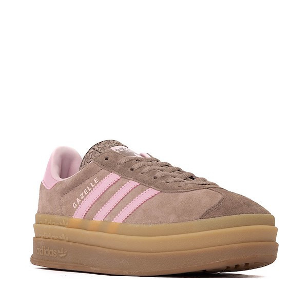 Womens adidas Gazelle Bold Athletic Shoe - Trace Brown / Clear Pink / Earth Strata | Journeys