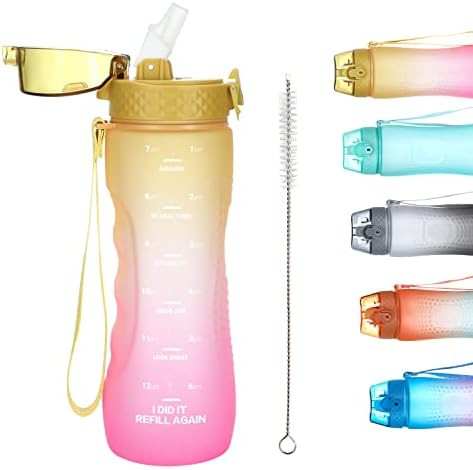 OLDLEY Kids Water Bottle for School, 25 oz (Straw Lid) BPA-Free Reusable Leak-proof Durable Trita... | Amazon (US)
