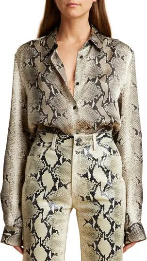 The Argo Python Print Button-Up Shirt | Nordstrom