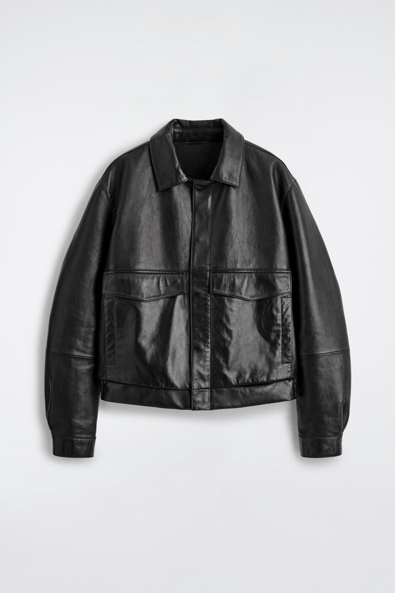 Leather Blouson Jacket | COS UK