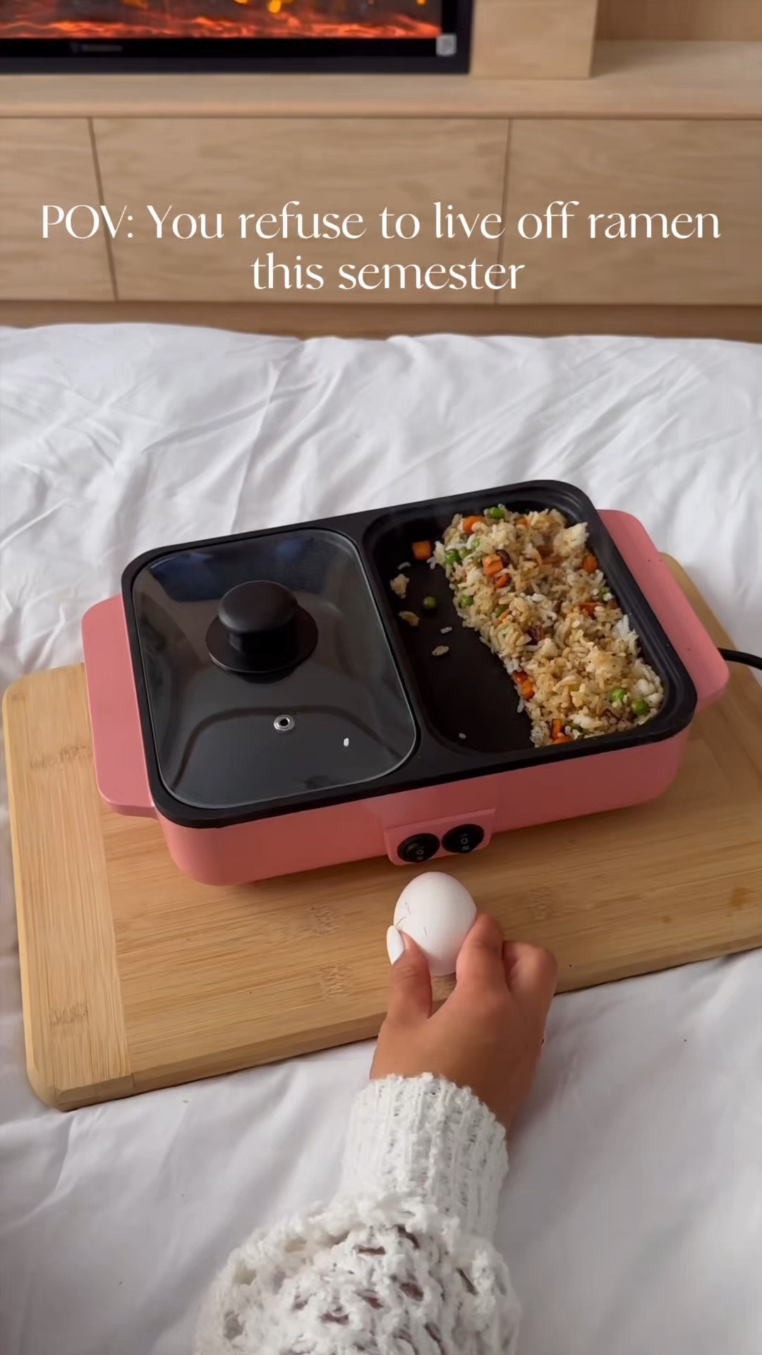 Skip the dining hall once in a while. 🍳 These dorm cooking finds make it easier to whip up quick meals, save money, and make the most of your small space. Which one would you actually use?

#DormHacks #CollegeLife #BackToSchool #DormRoom #CollegeEssentials