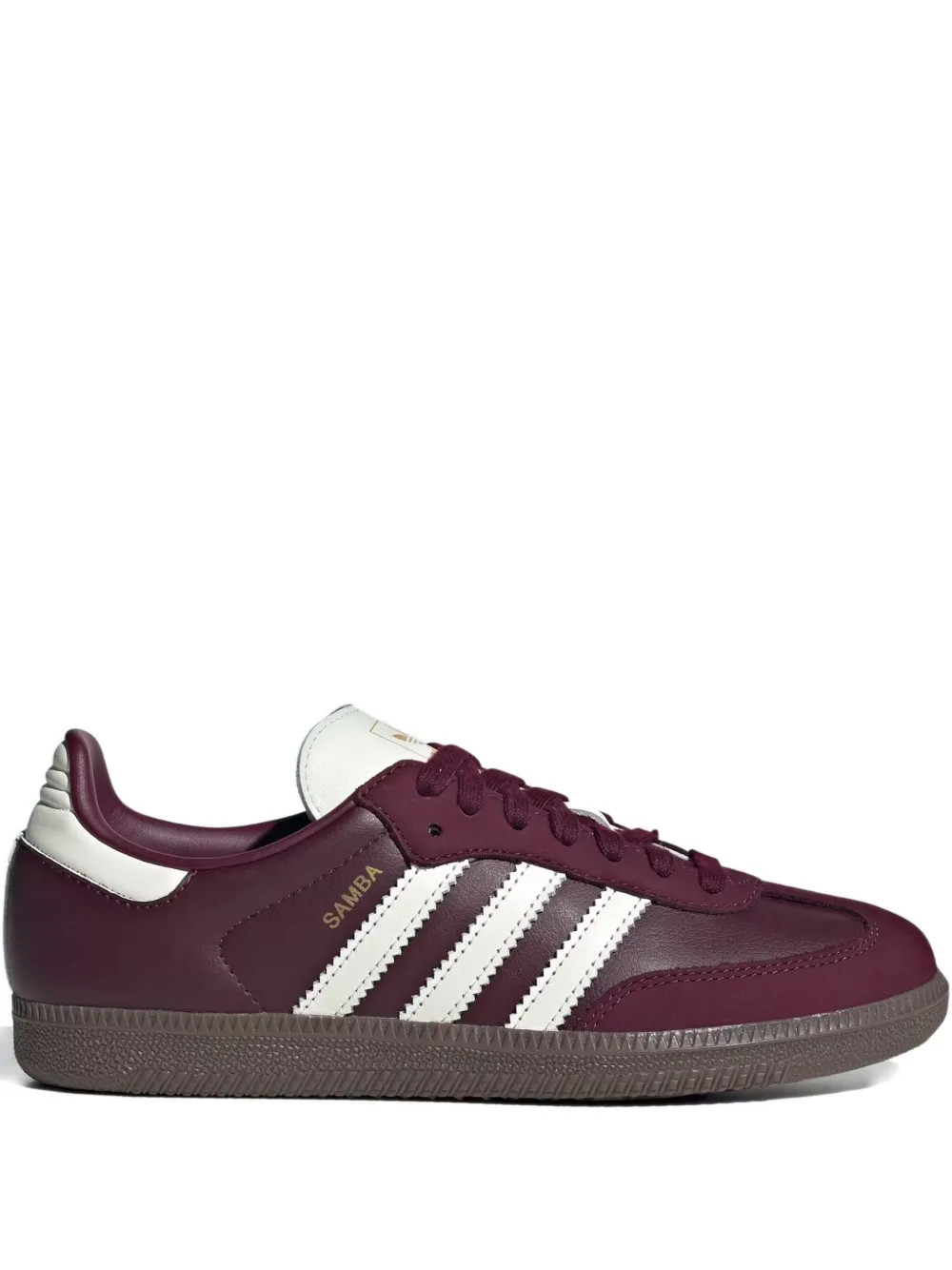 Adidas Samba OG "Maroon Off White Gum" Sneakers | Red | FARFETCH | Farfetch Global