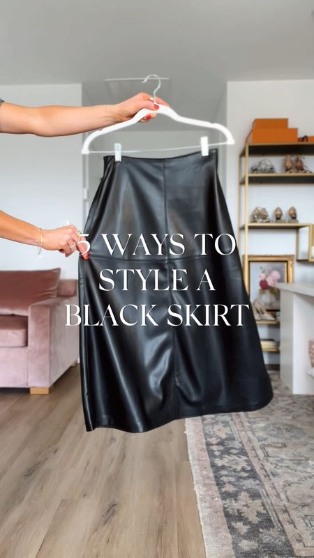 5 ways to style a black faux leather pencil skirt  

#LTKunder100 #LTKstyletip #LTKSeasonal