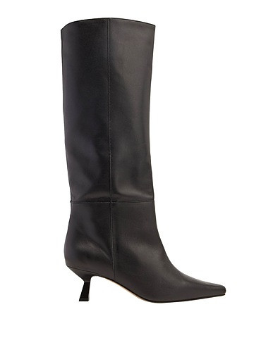 8 By YOOX LEATHER POINTY-TOE BOOT | Stivali Nero Donna | YOOX | YOOX IT