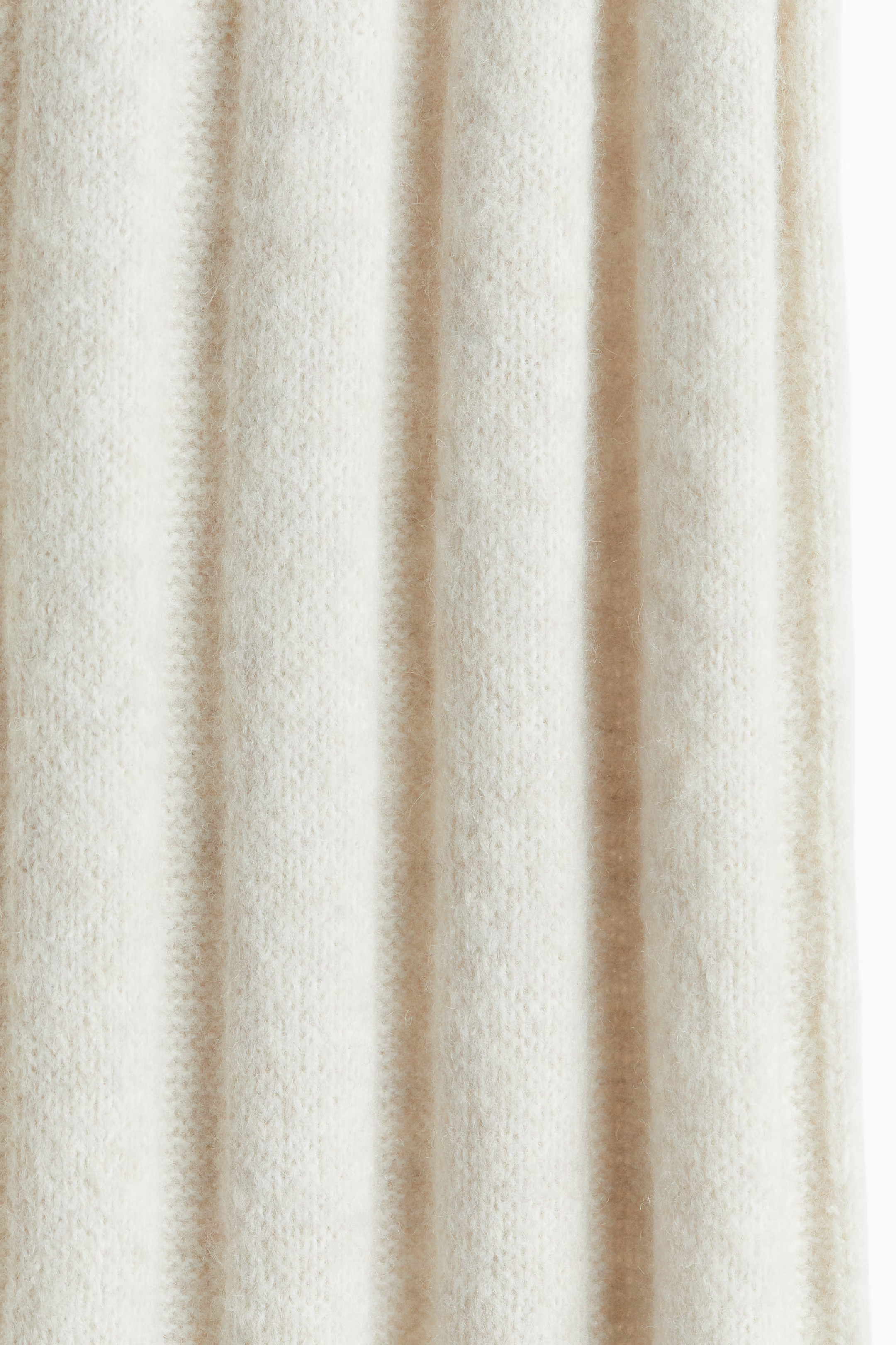 Wool-blend rib-knit trousers | H&M (UK, MY, IN, SG, PH, TW, HK)