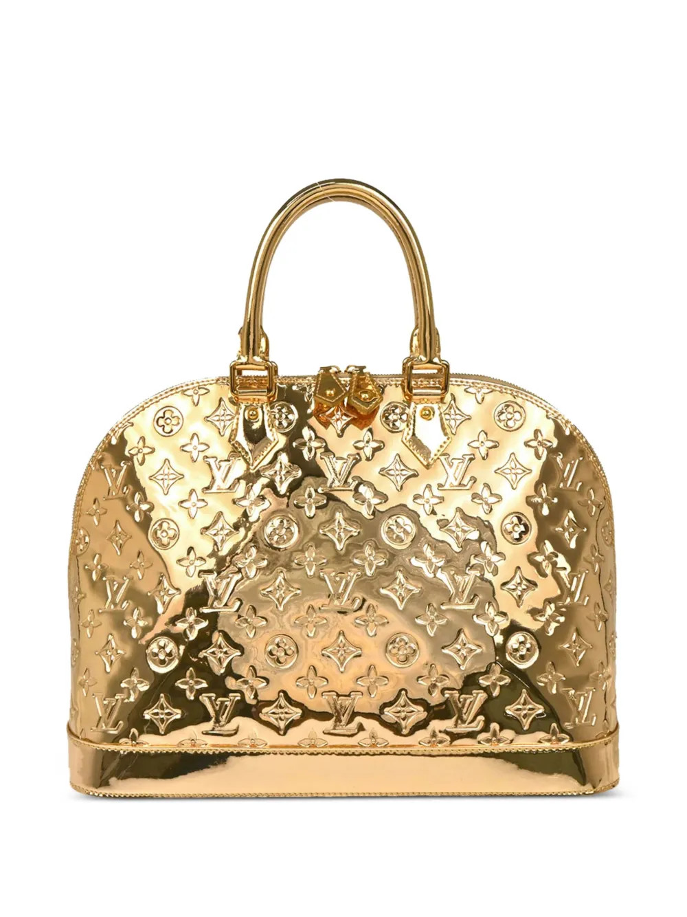 Louis Vuitton Pre-Owned 2008 Alma MM Miroir Handbag | Gold | FARFETCH | Farfetch Global