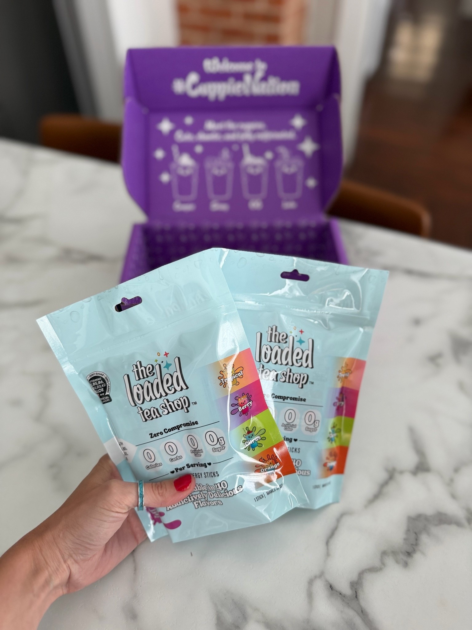 We’ve been obsessing over these loaded teas! 

Loaded tea / caffiene / Amazon / Amazon prime / drink