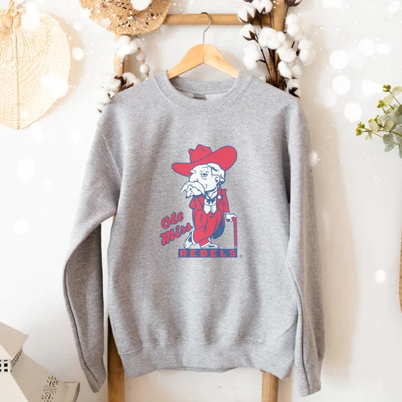 Vintage Ole Miss football Game Day Sweatshirt | Etsy (US)