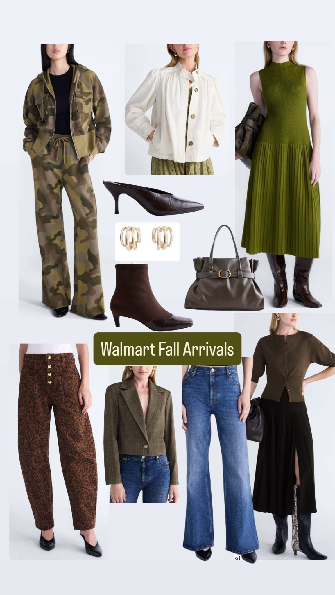 @Walmart fall arrivals from #Scoop #falloutfit #leopardpants #camo #boots #widelegjeans #falldress #jacket

#LTKxWalmart #LTKOver40 #LTKWorkwear