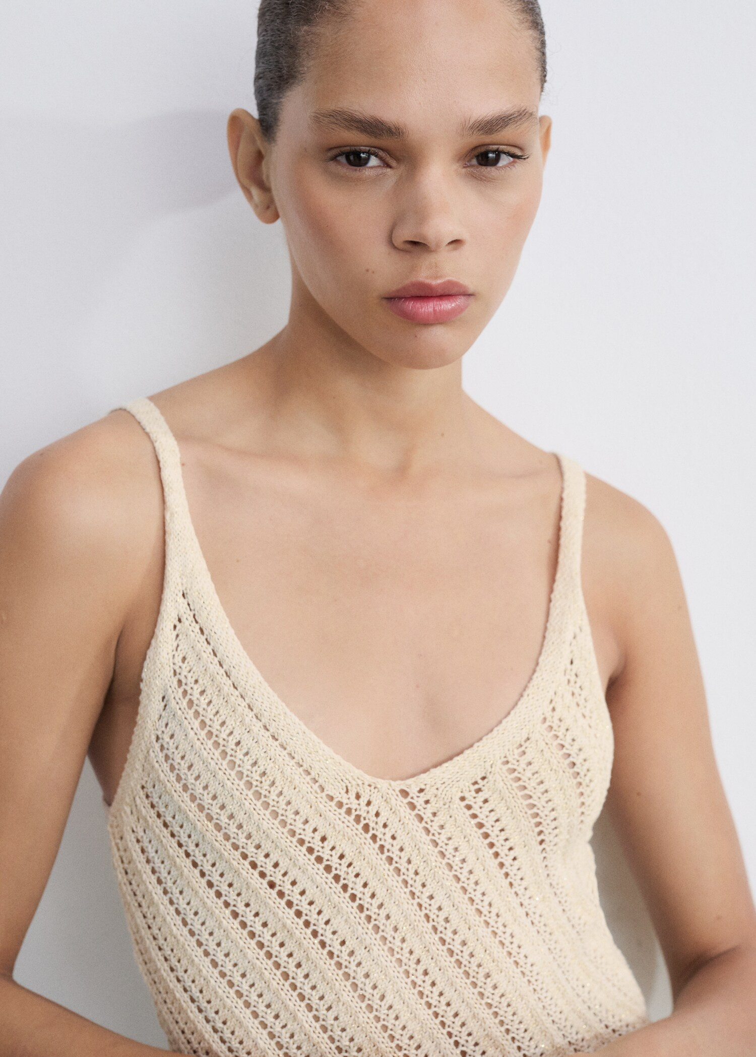 Crochet knitted dress - Woman | MANGO USA | MANGO (US)