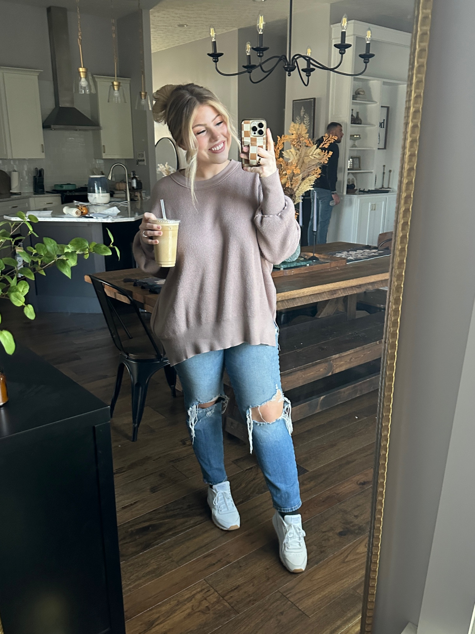 Causal fall/winter outfit 🤎 size large top and size 12 jeans 

Old navy jeans Amazon sweater fall fashion 

#LTKstyletip #LTKSeasonal #LTKmidsize