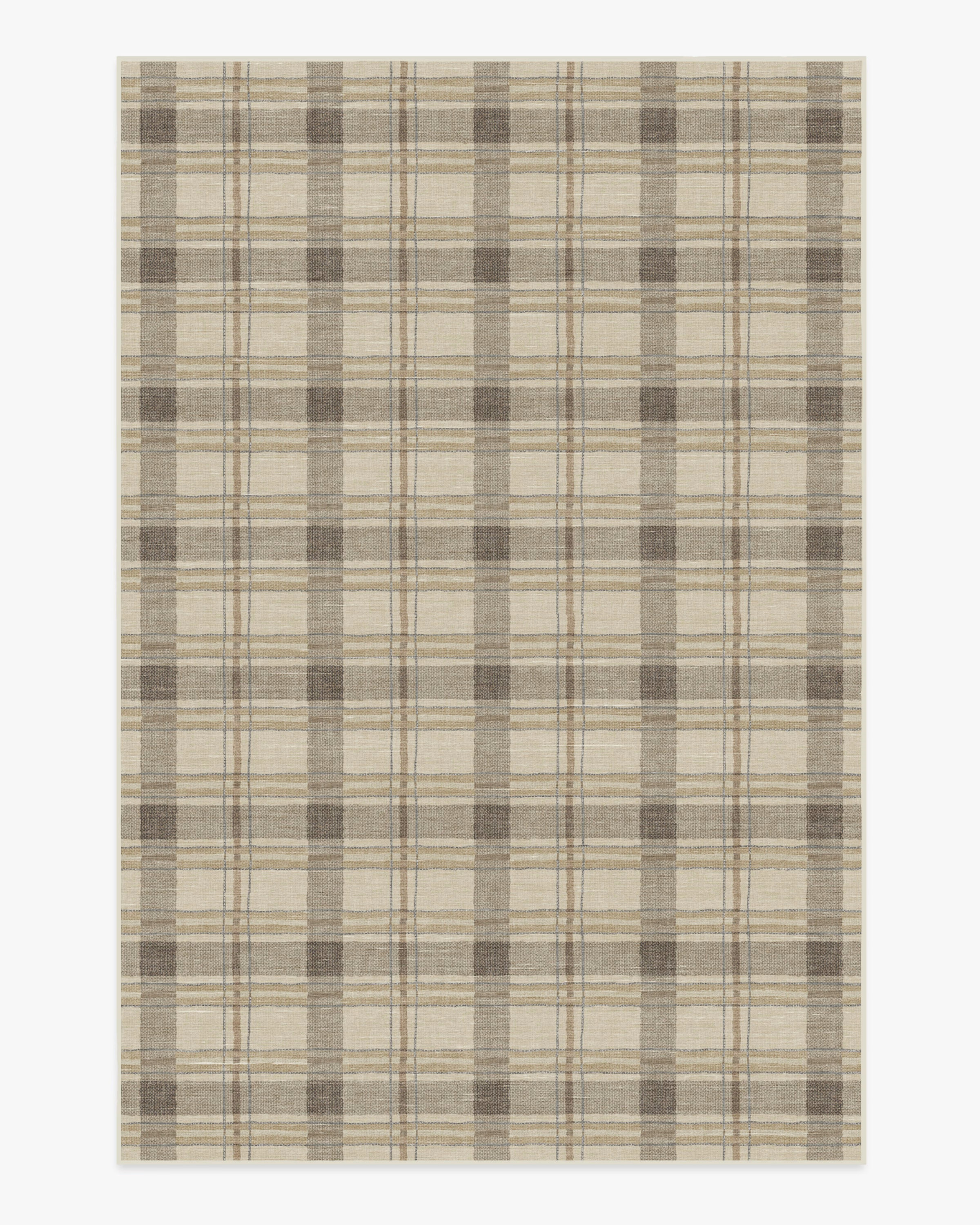 Piper Plaid Neutral Rug | Ruggable