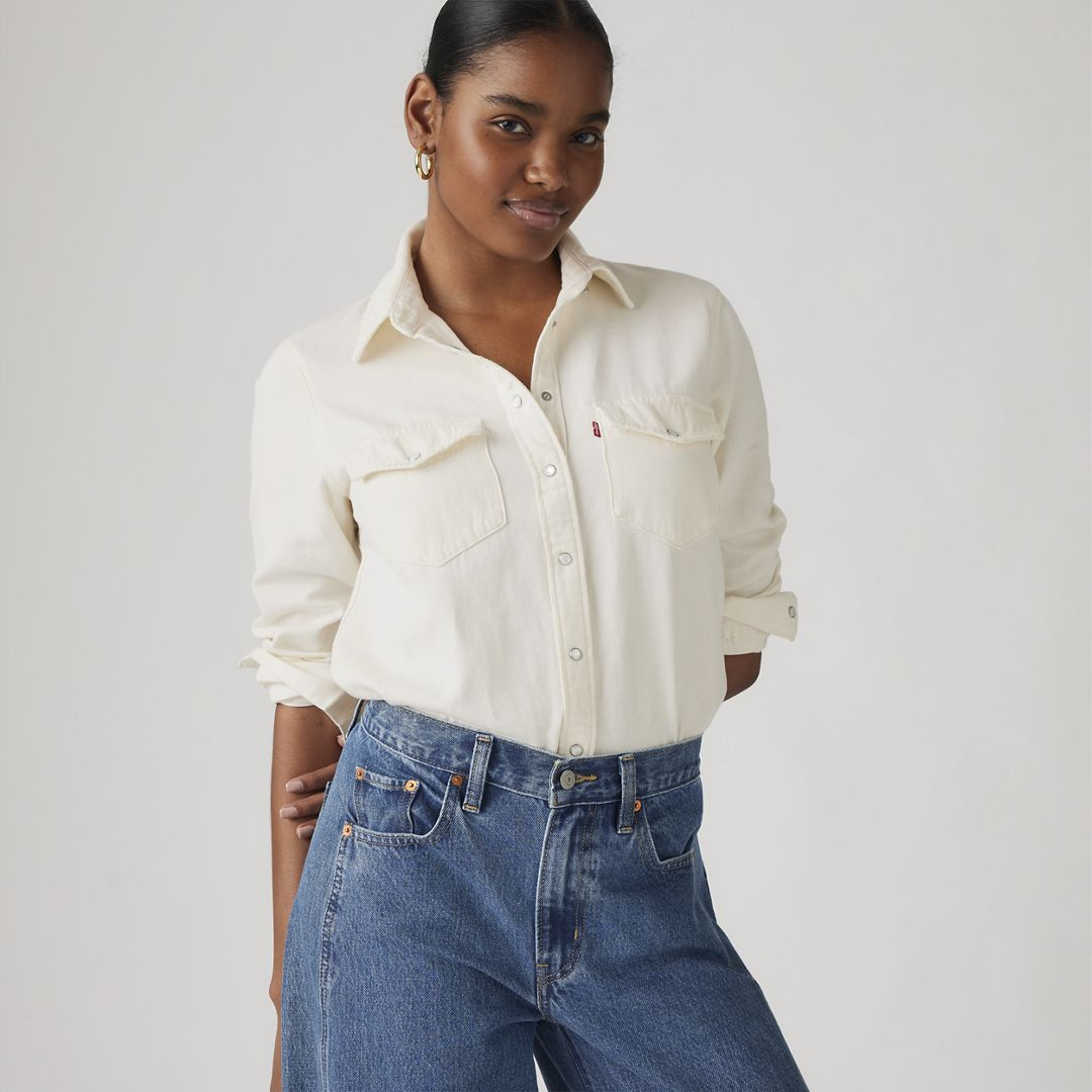 Levi's Essential Western Denim Shirt - Women's L | Levi's US