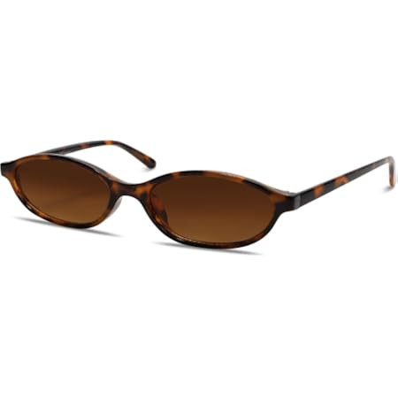mosanana Retro Tiny Oval Sunglasses for Women with Small Face Narrow Style MS52360 | Amazon (US)