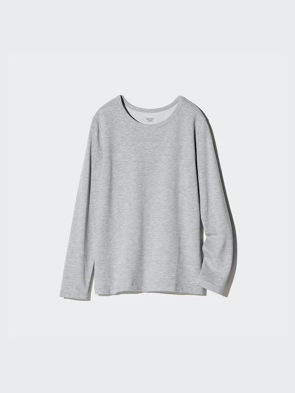 HEATTECH Extra Warm Cotton Crew Neck T-Shirt | UNIQLO (UK)