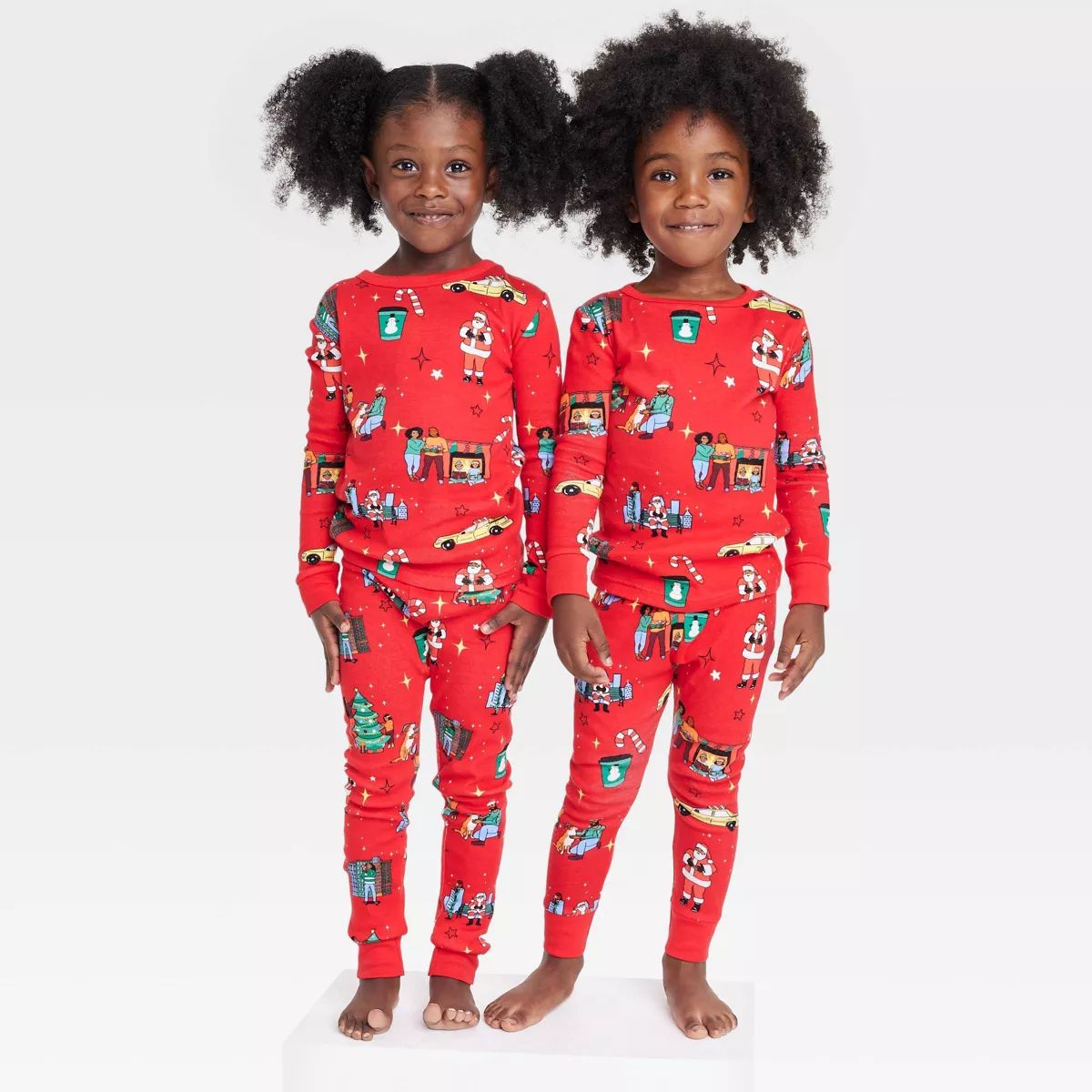 Toddler Holiday City Matching Family Pajama Set - Wondershop™ with Frances Marina Smith Red | Target