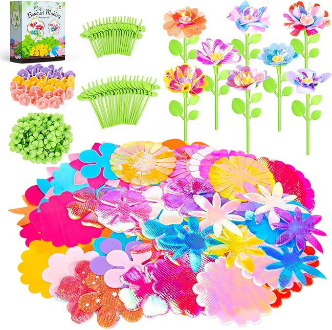 Osllate Upgraded Flower Bouquet Accessories Set for Making 36 Flowers, DIY Arts & Crafts Toy Acce... | Amazon (US)