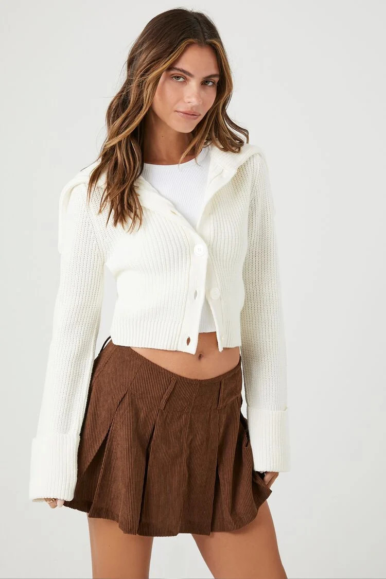 Pleated Corduroy Skort | Forever 21 (US)