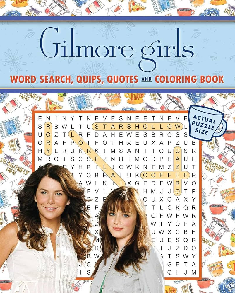 Gilmore Girls Word Search, Quips, Quotes, and Coloring Book (Coloring Book & Word Search) | Amazon (US)
