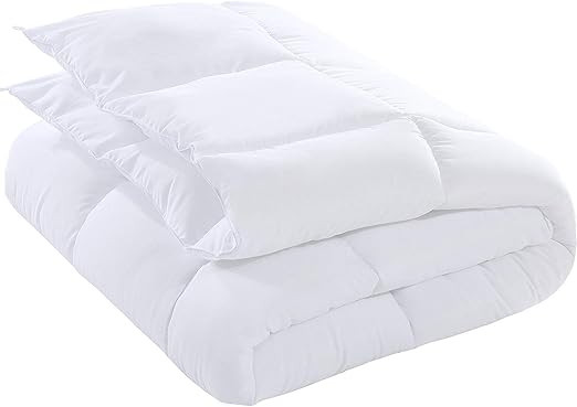 Utopia Bedding Comforter - All Season Comforters Queen Size - Plush Siliconized Fiberfill - White... | Amazon (US)