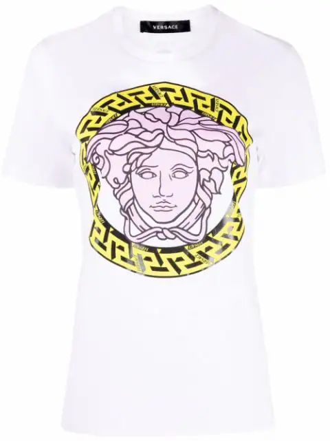 Medusa-print short-sleeve T-shirt | Farfetch Global