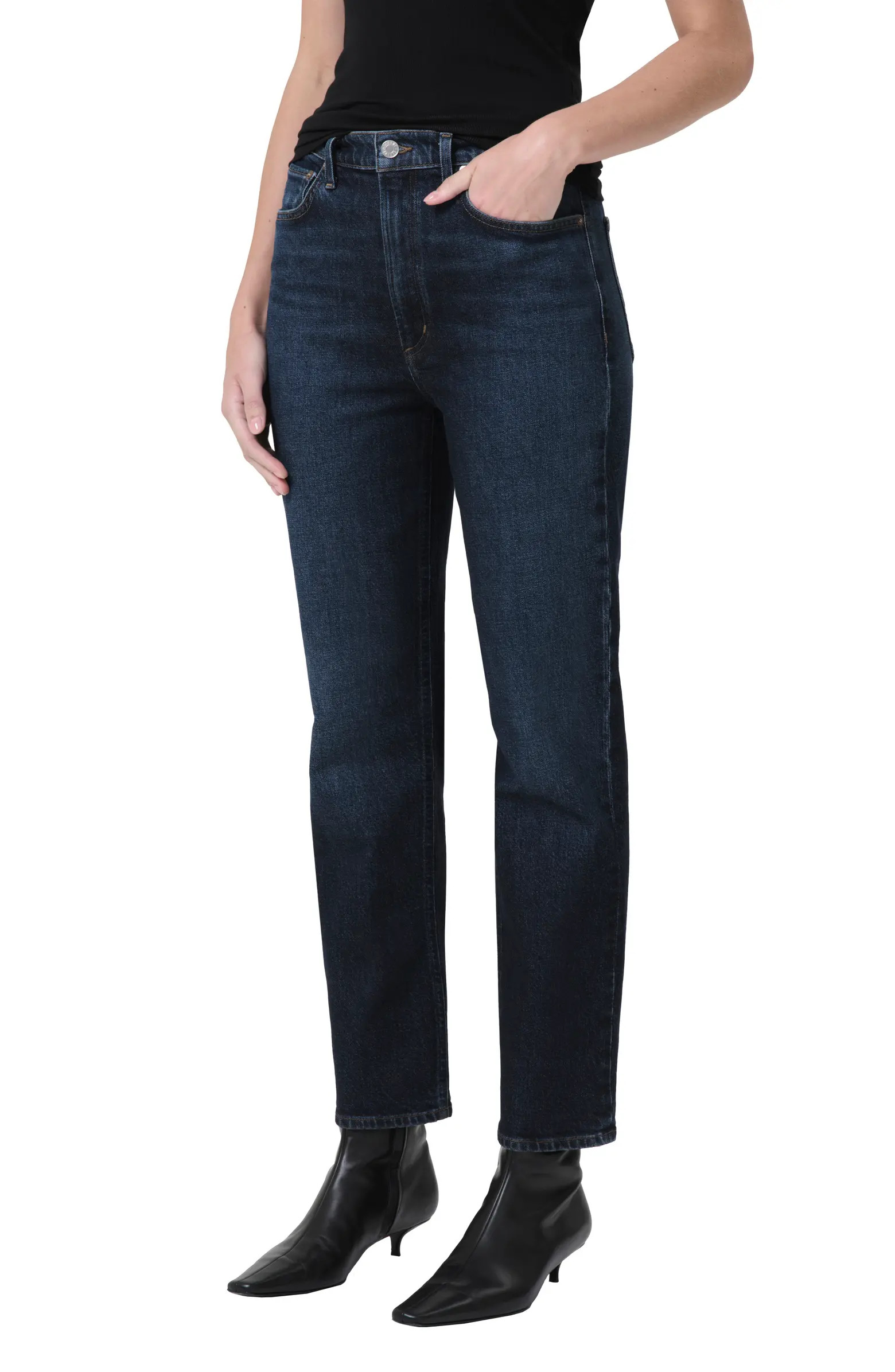 AGOLDE High Waist Stovepipe Jeans | Nordstrom | Nordstrom
