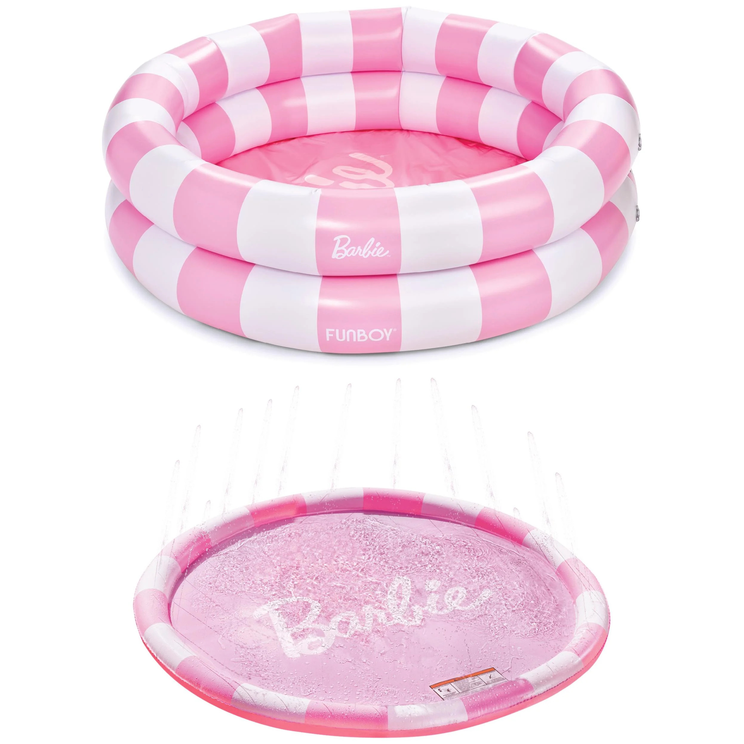 Barbie™ + Float Life by Funboy Inflatable Round 2-Ring Pool, 48" Diameter, Children 6+ Includin... | Walmart (US)