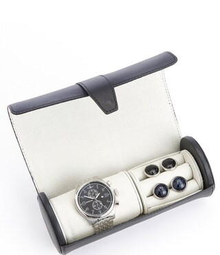 ROYCE New York Watch and Cufflink Leather Travel Roll | Dillard's | Dillard's