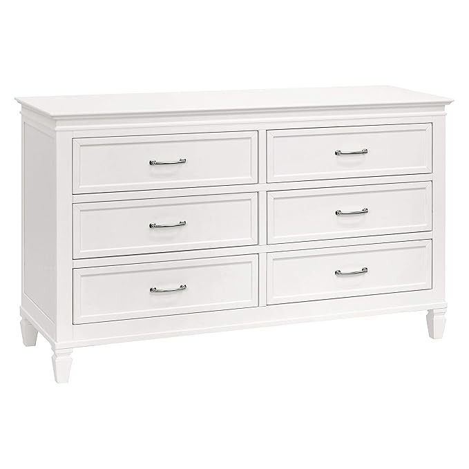 Million Dollar Baby Darlington 6-Drawer Assembled Dresser in Warm White | Amazon (US)