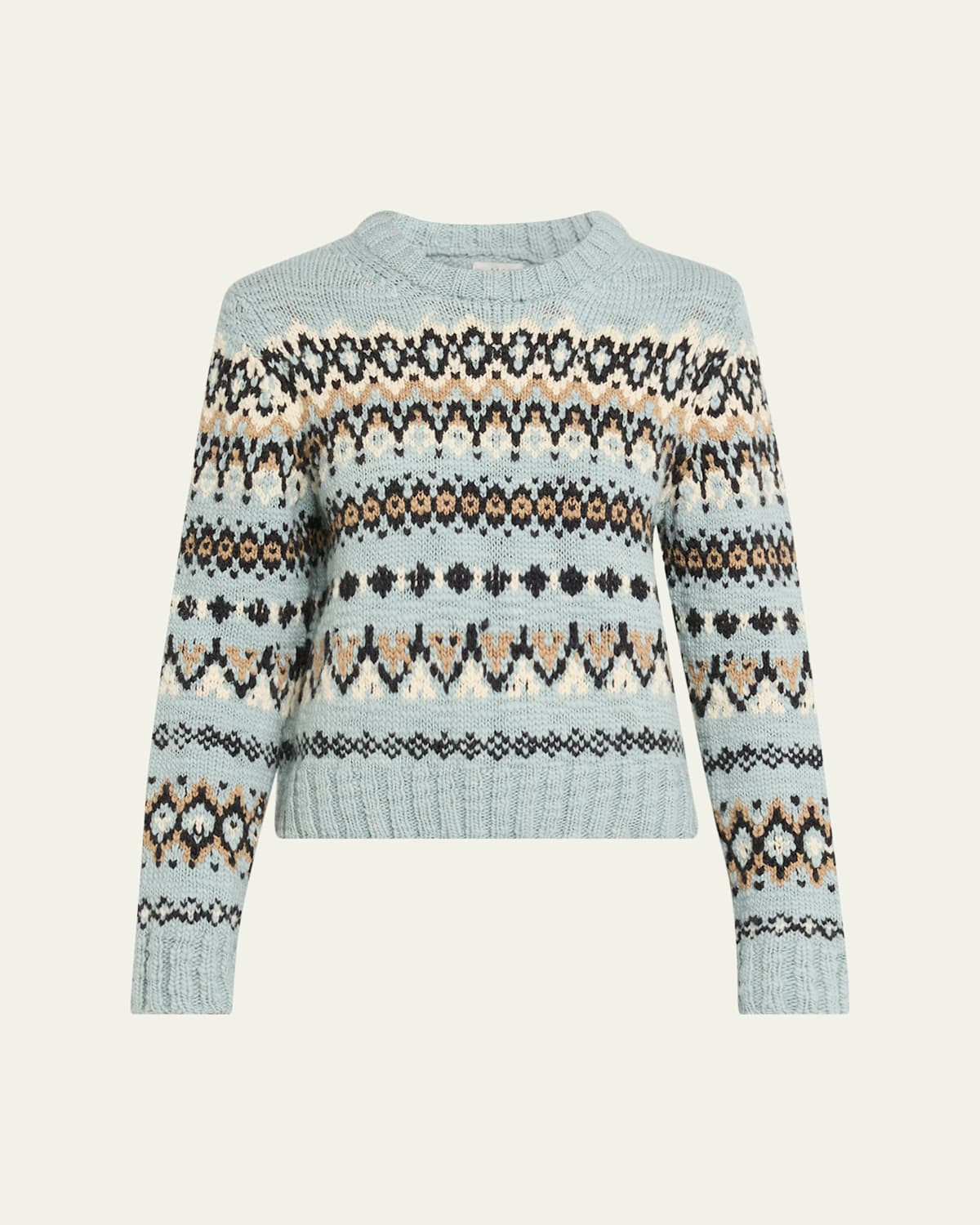 Ella Fair Isle Crewneck Sweater | Bergdorf Goodman