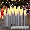 Homemory LED Batteries Operated Taper Candles with Remote, Flickering Light Flameless Taper Windo... | Amazon (US)