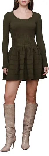 Long Sleeve Mini Sweater Dress | Nordstrom