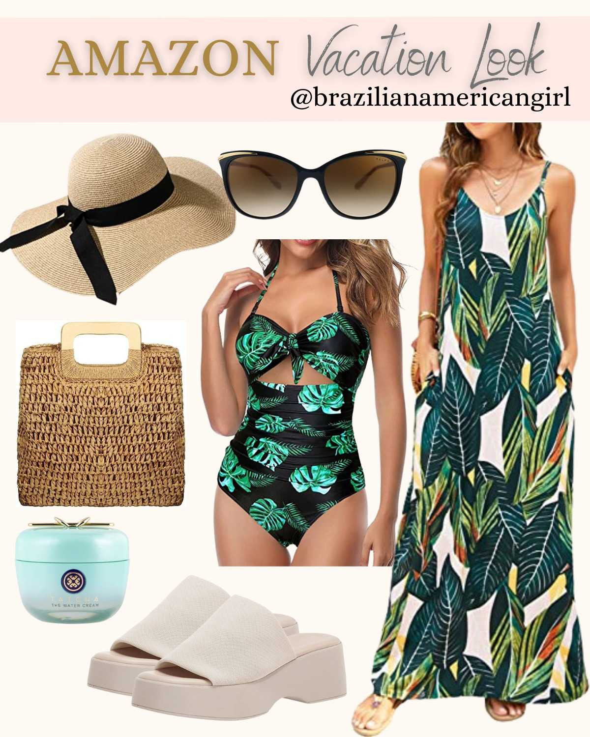 Vacation Outfits, Vacation Dress, Vacation Outfits Beach, Vacation Style, Vacation Looks, Vacation Amazon, Vacation Clothes, Amazon Finds, Amazon Fashion, Amazon Style#LTKSeasonal #LTKunder50 #LTKstyletip

